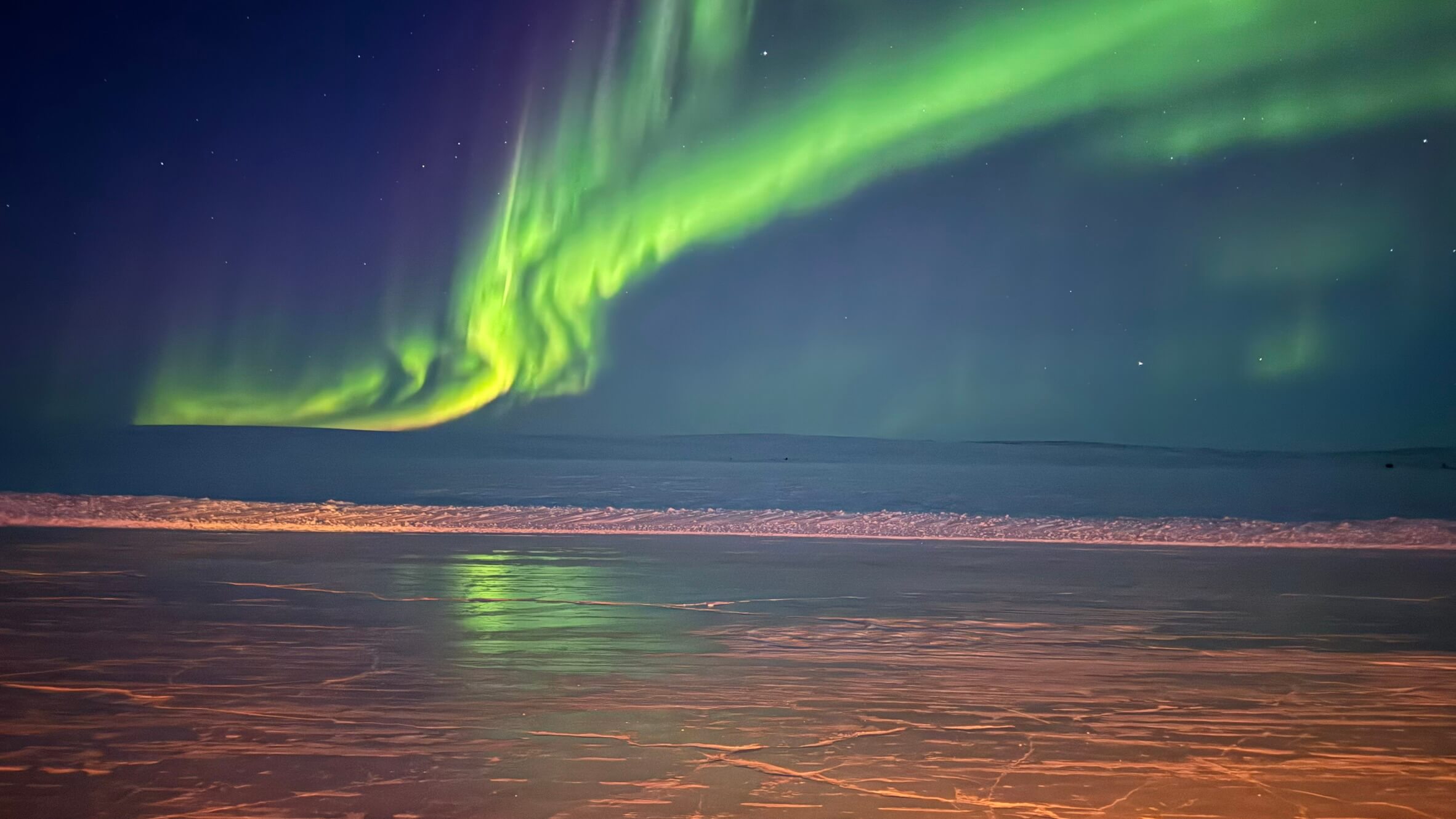 Northern Lights over Canadian North